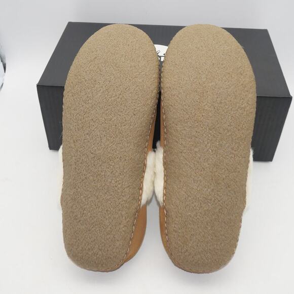 NEW SOREL Nakiska Slide II Women's 12 Suede Lined Slippers Brown Indoor/Outdoor - Picture 6 of 9